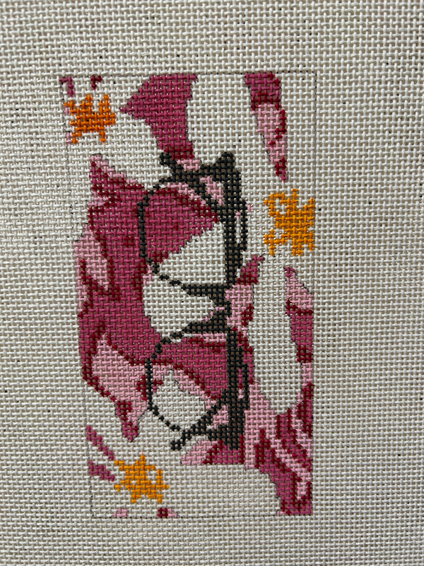 Pink w/ White Blossom Eyeglass case