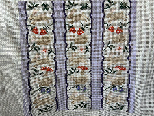 Bunny Garden Pillow