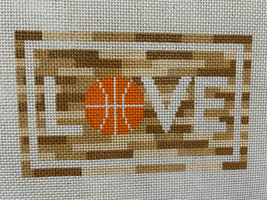 Love Basketball Acrylic Clutch Insert