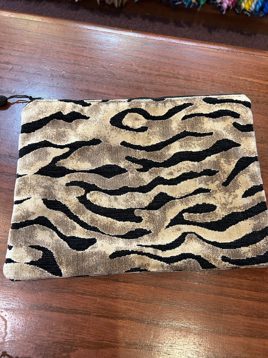 Anna Clutch - Black Zebra