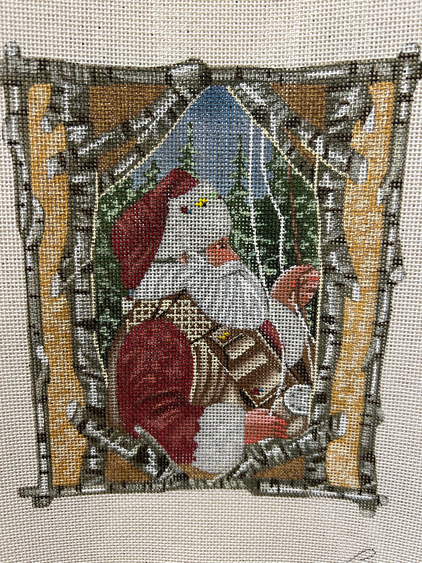 Santa in Bamboo