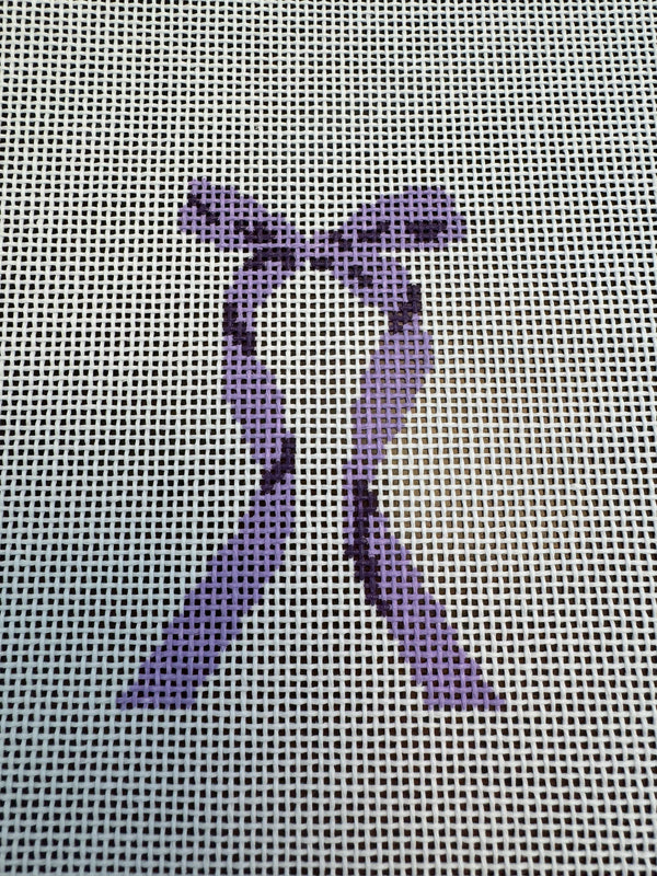 Purple Bow Canvas