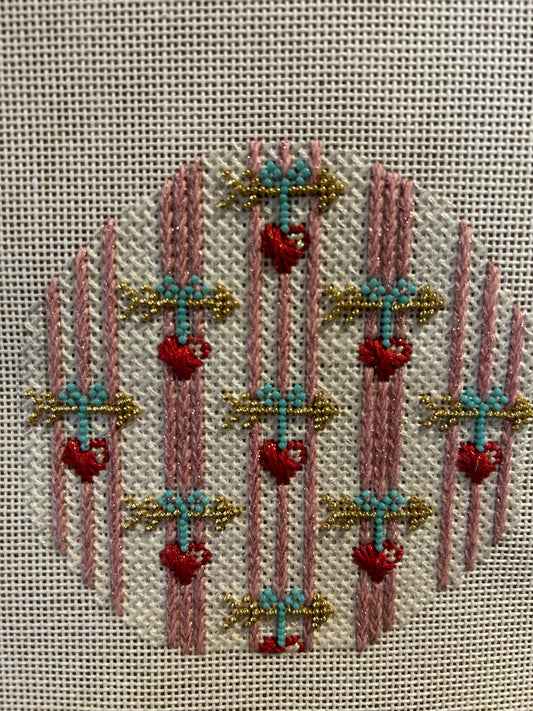 Hearts and Arrows with Stitch Guide