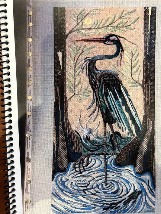 Great Blue Heron Stitch Guide