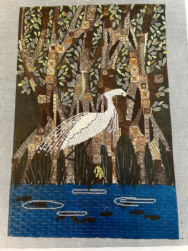Mangrove  Egret Stitch Guide