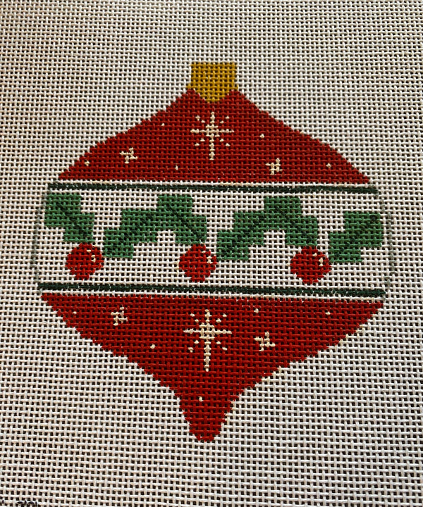 Holly Bauble Ornament