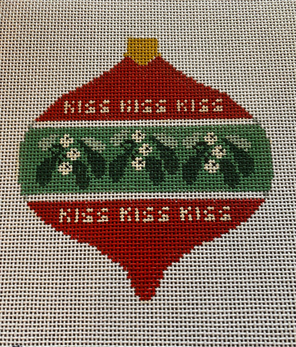 Mistletoe Kiss Bauble Ornament
