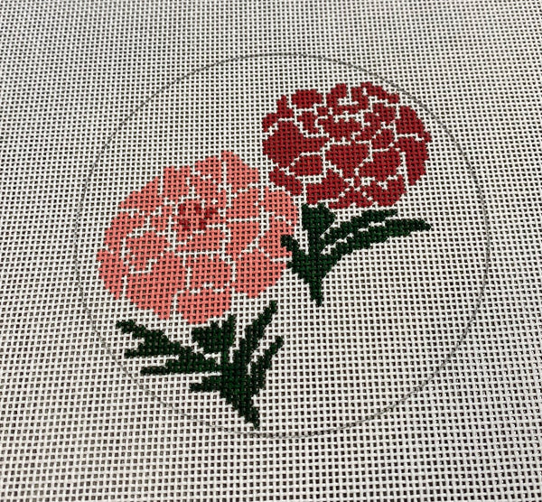 Red and Pink Carnations