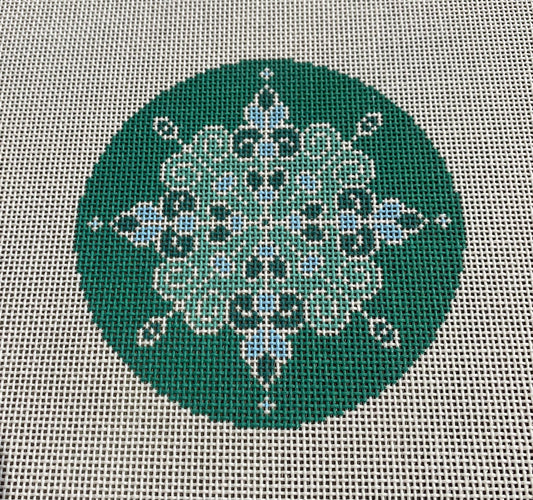 Teal Snowflake