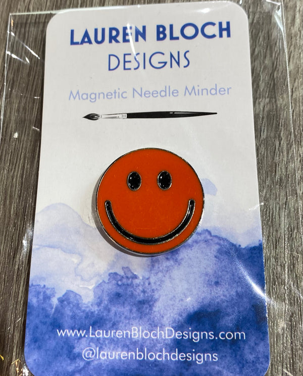 Smiley Face Needleminder Orange