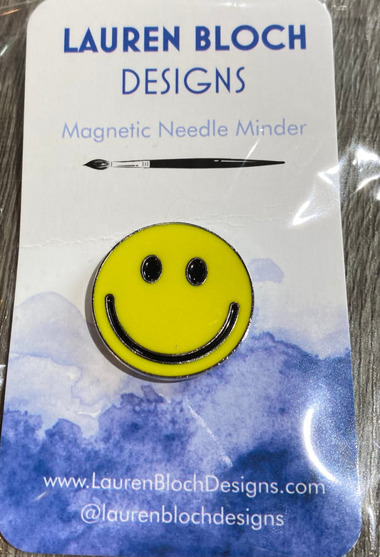 Smiley Face Yellow Needleminder