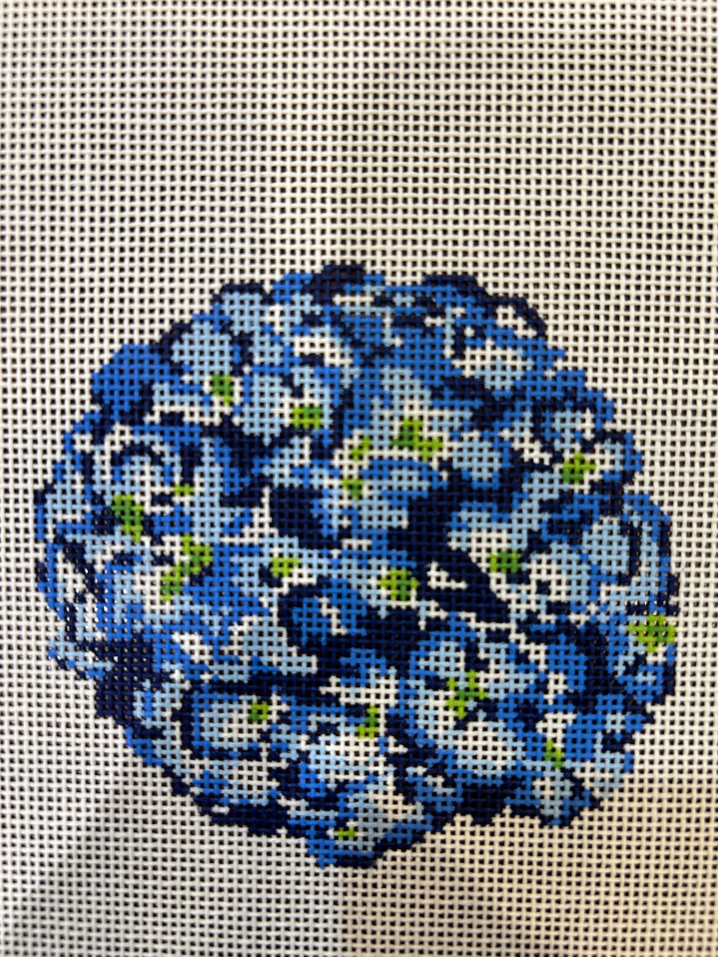 Blue Hydrangea Ornament