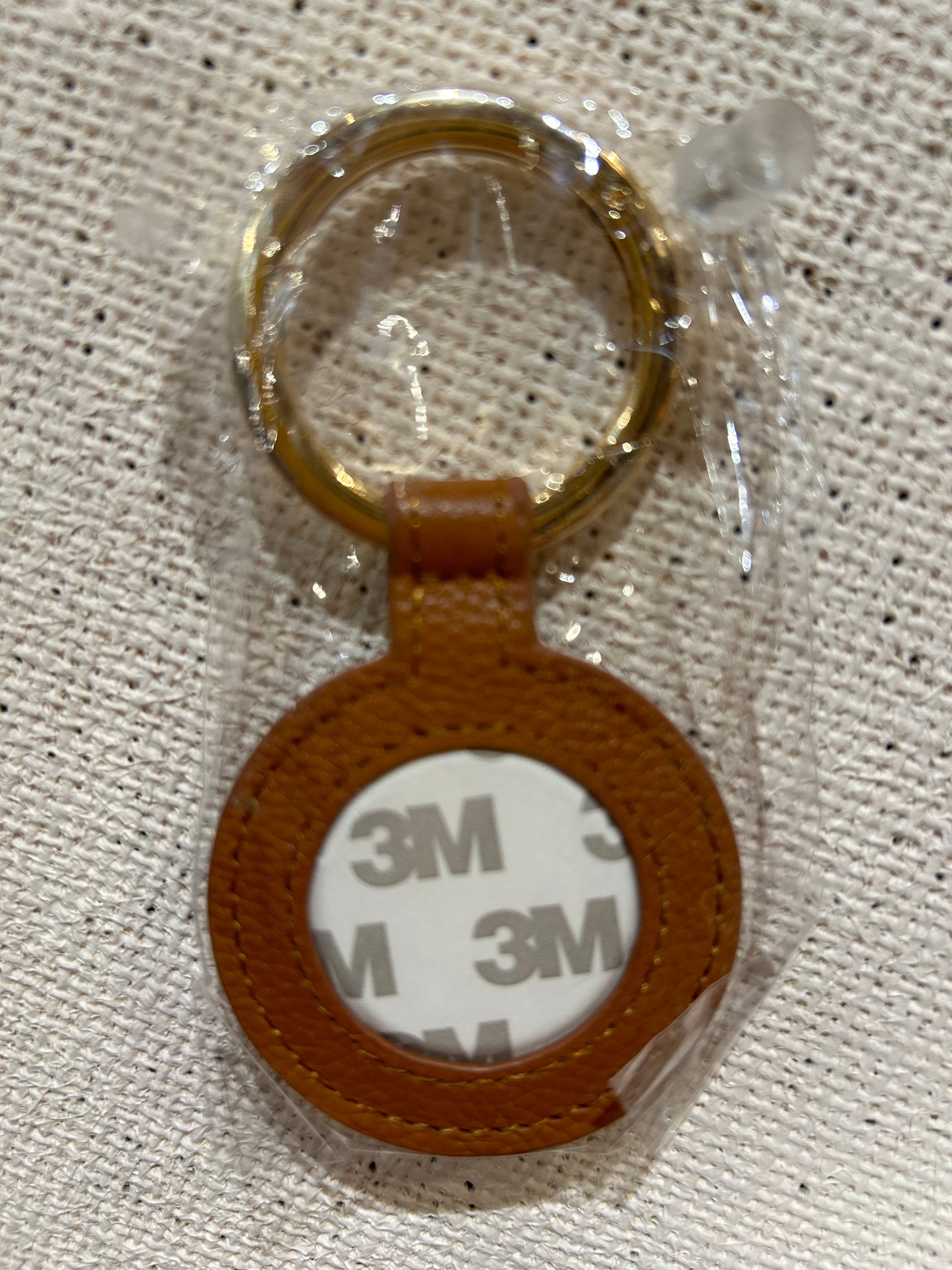 Mini Clip - Tan Leather