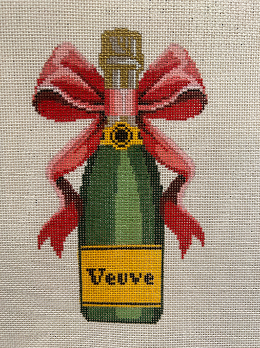 Veuve Bottle - Red Bow