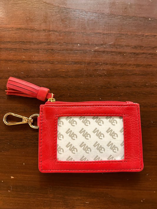 Zipper Coin Rectangle 2x3 inset Red