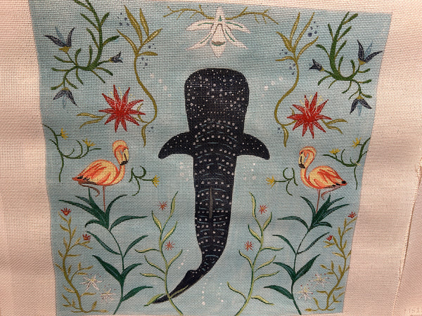 Whale Shark with Botanicals