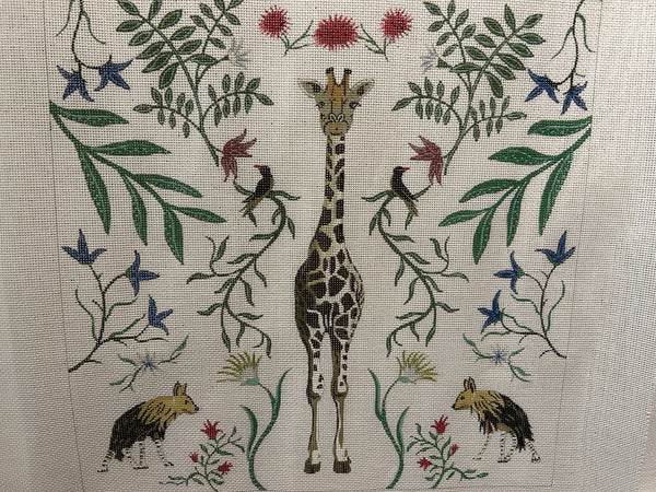Giraffe with Botanicals