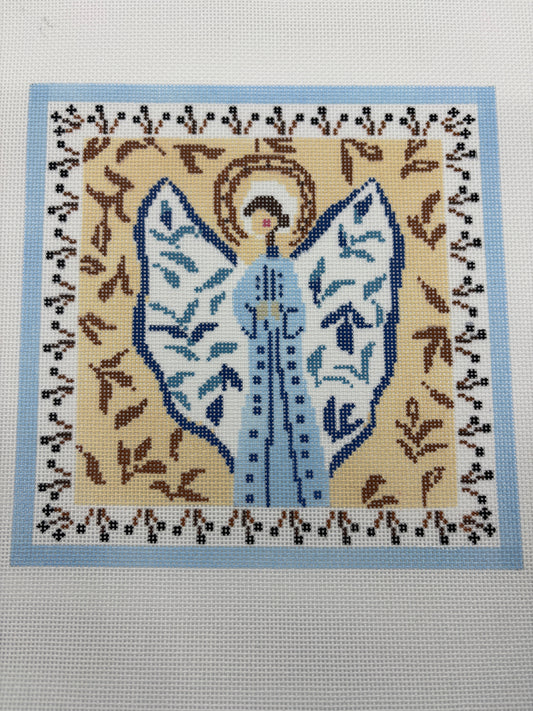 Joyful Angel Blue and Tan
