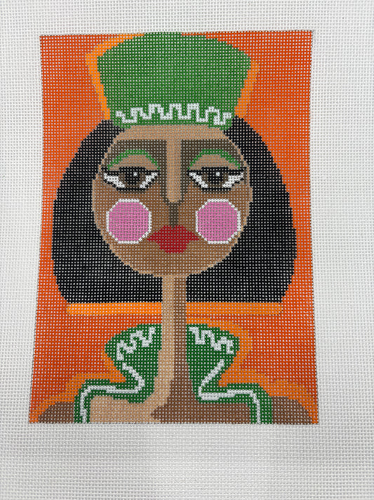 Green Pillbox hat