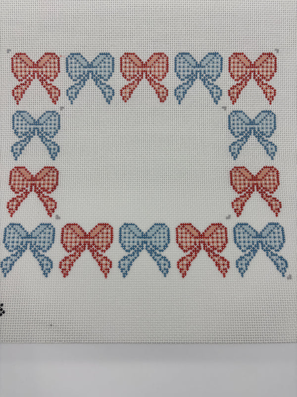 Gingham Bow Frame
