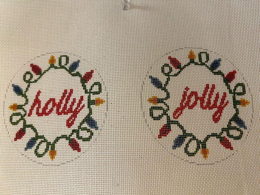 Holly Jolly Colored Lights - Rounds