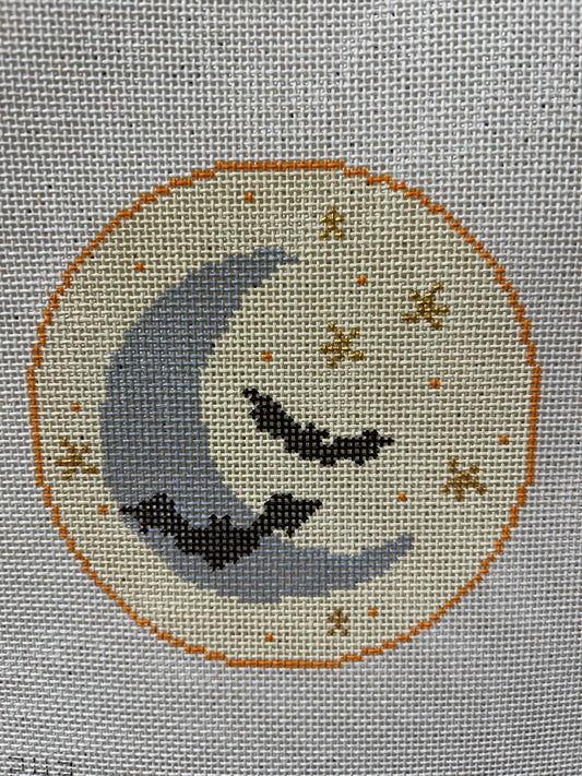 Crescent Moon and Bats