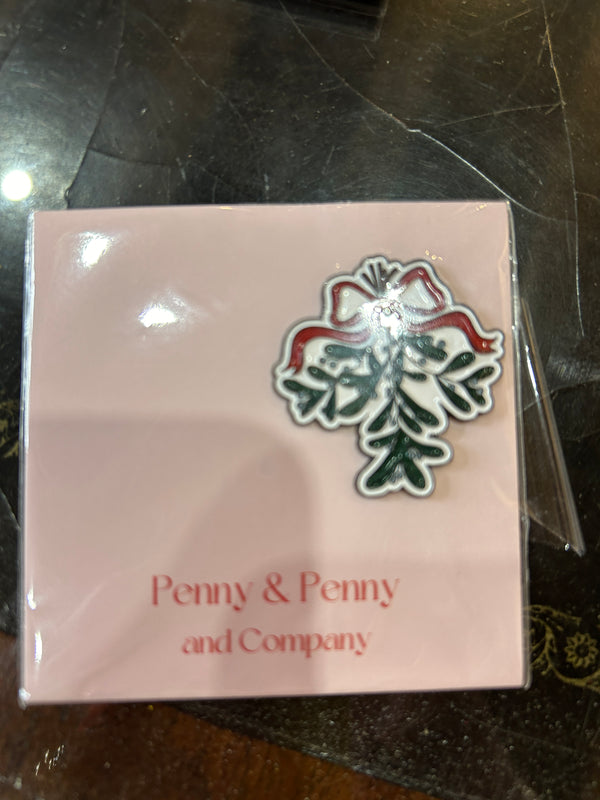 Red Bow Mistletoe Needleminder