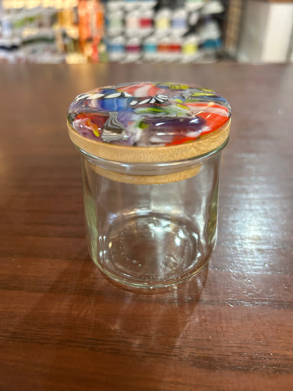 Ort Jar With Fused Glass Lid
