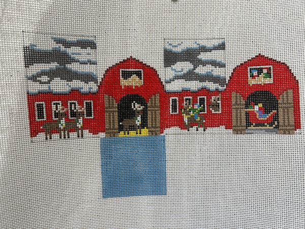 3D Reindeer Barn