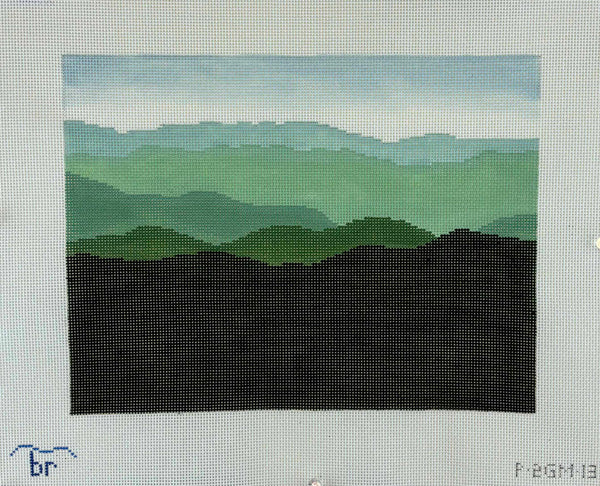 Green Mountains - Large (13 Mesh)