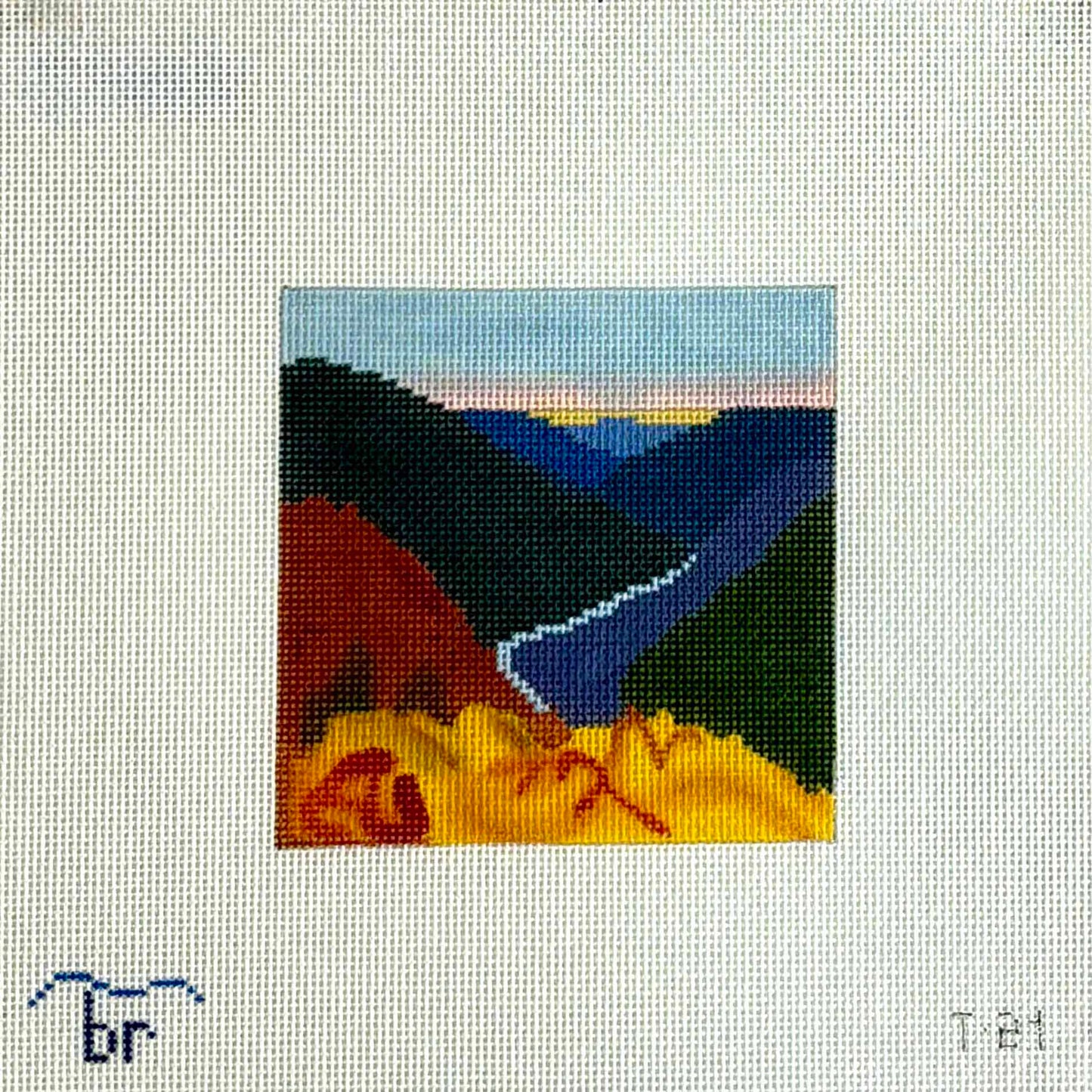 Autumn Mountain View 4"